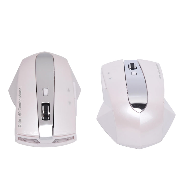 MZ-011 2.4GHz 1600DPI Wireless Rechargeable Optical Mouse with HUB Function, Pearl White, Blue, Silver, Black, Black Silver, White + Royal Blue