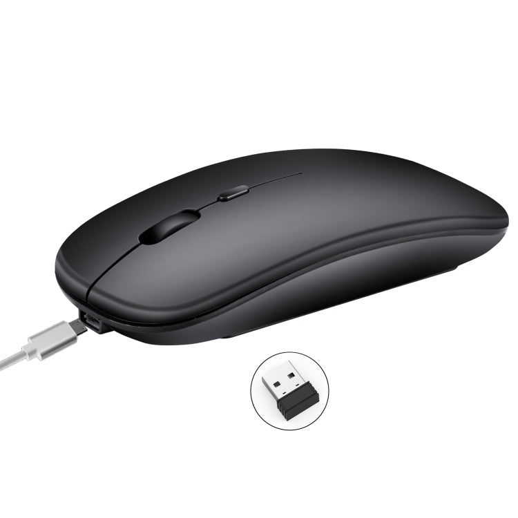 HXSJ M80 2.4GHz Wireless 1600DPI Three-speed Adjustable Optical Mute Mouse, Silver, White, Black, Grey, Gold, Rose Gold