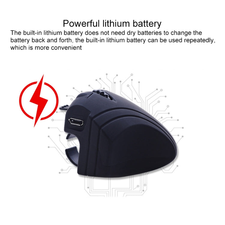 GM306DM Bluetooth + 2.4GHz Dual-mode Lazy Finger Ring Mouse Rechargeable Wireless Mouse