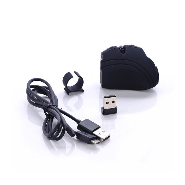 GM306DM Bluetooth + 2.4GHz Dual-mode Lazy Finger Ring Mouse Rechargeable Wireless Mouse