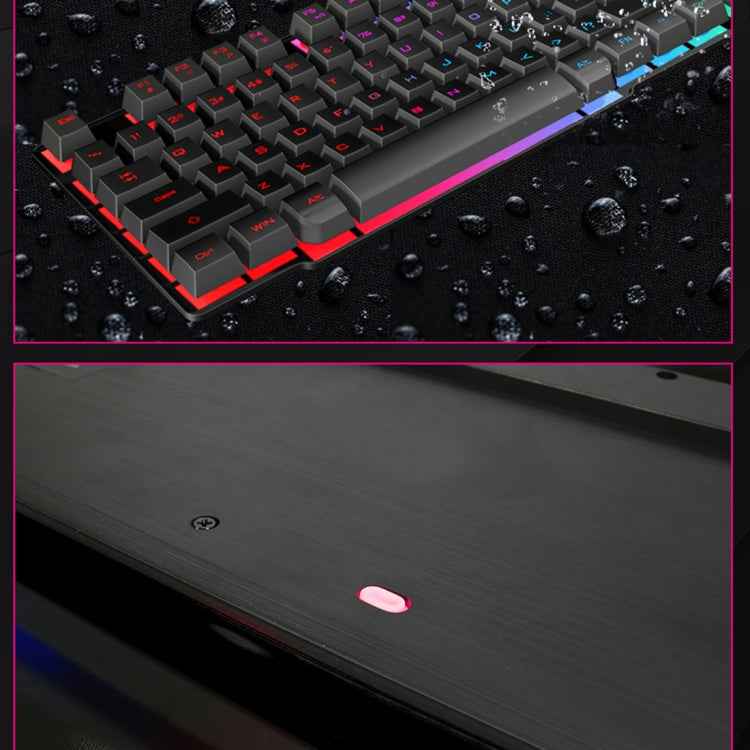 iMICE AK-600 Wired USB Floating Keycap Characters Glow Backlit Gaming Keyboard