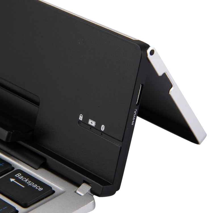 F18 Ultra-slim Rechargeable Foldable 58 Keys Bluetooth Wireless Keyboard with Holder