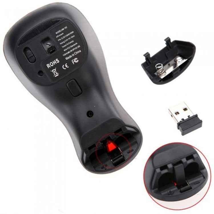 PR-01 6D Gyroscope Fly Air Mouse 2.4G USB Receiver 1600 DPI Wireless Optical Mouse for Computer PC Android Smart TV Box
