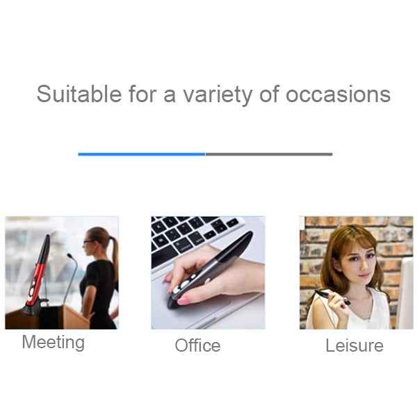 PR-03 2.4G USB Receiver Adjustable 1600 DPI Wireless Optical Pen Mouse for Computer PC Laptop Drawing Teaching