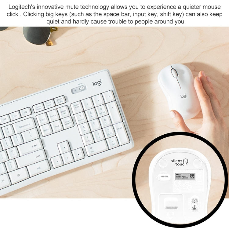 Logitech MK295 USB Wireless Silence Keyboard Mouse Set