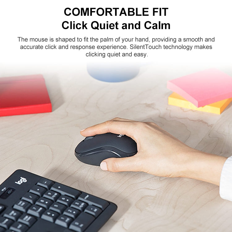 Logitech MK295 USB Wireless Silence Keyboard Mouse Set