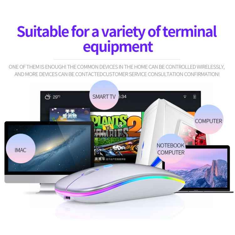 YINDIAO A2 2.4GHz 1600DPI 3-modes Adjustable Wireless Silent Mouse, Battery Powered