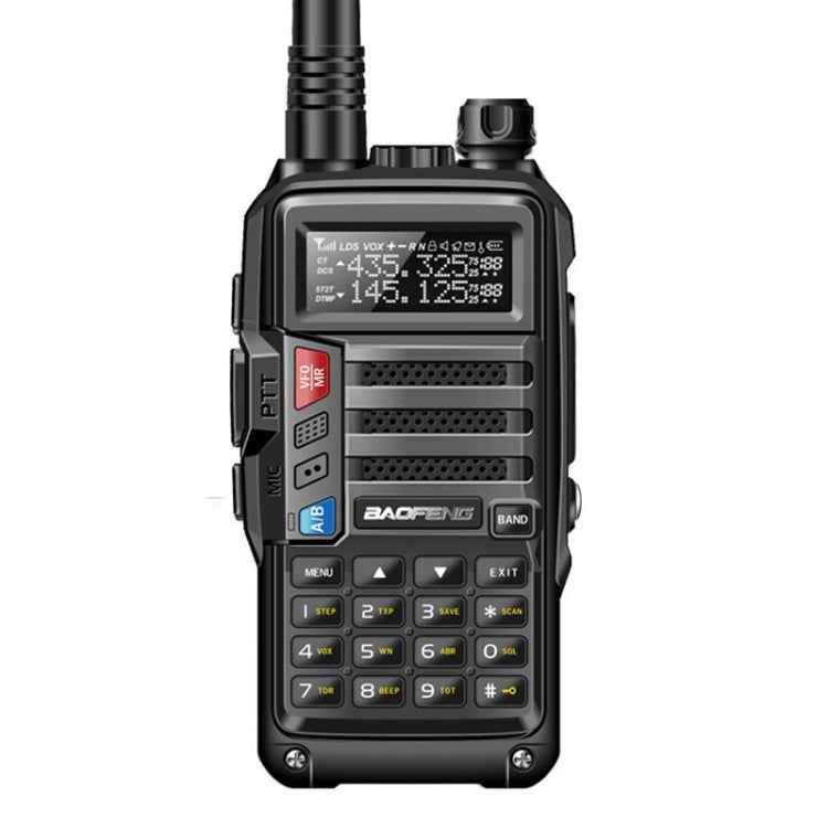Baofeng BF-UV5R Plus S9 FM Interphone Handheld Walkie Talkie, US Plug