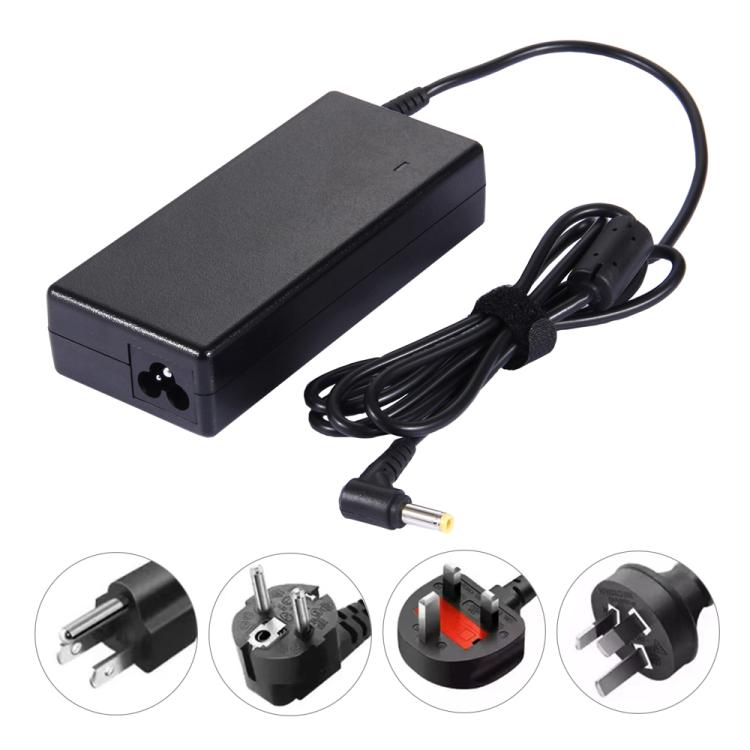 90W 20V 4.5A 5.5x2.5mm Laptop Notebook Power Adapter Universal Charger with Power Cable for Lenovo Y460 / Y470 / G470 / G480