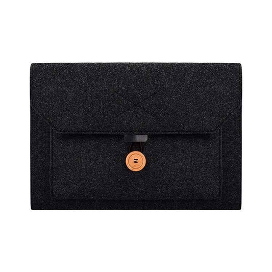 ND06 Multi-purpose Felt Button Laptop Inner Bag for 15.4 inch Laptop