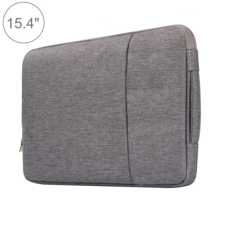 15.4 inch Universal Fashion Soft Laptop Denim Bags Portable Zipper Notebook Laptop Case Pouch for MacBook Air / Pro, Lenovo and other Laptops, Size: 39.2x28.5x2cm, 15.4 inch Magenta, 15.4 inch Blue, 15.4 inch Grey, 15.4 inch Dark Blue, 15.4 inch Black