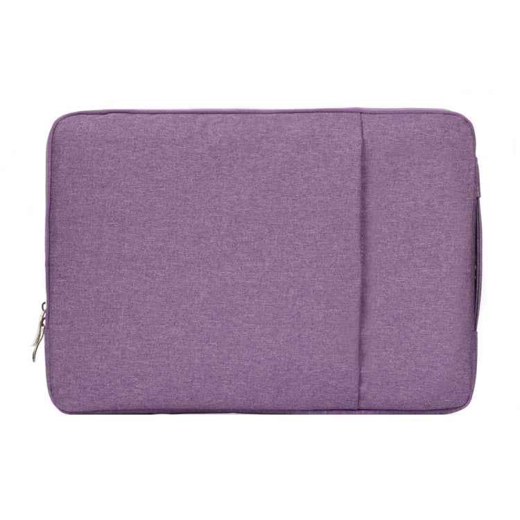 15.4 inch Universal Fashion Soft Laptop Denim Bags Portable Zipper Notebook Laptop Case Pouch for MacBook Air / Pro, Lenovo and other Laptops, Size: 39.2x28.5x2cm
