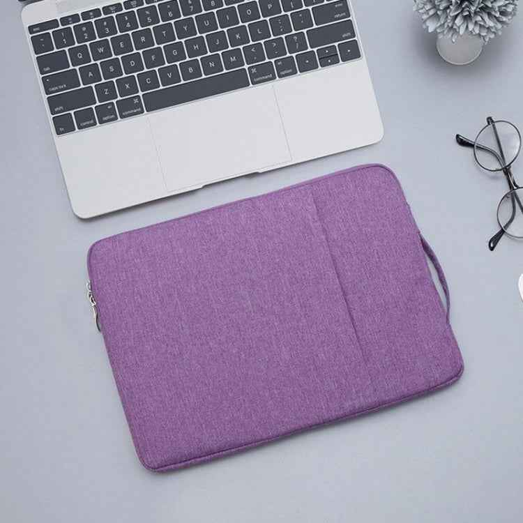 15.4 inch Universal Fashion Soft Laptop Denim Bags Portable Zipper Notebook Laptop Case Pouch for MacBook Air / Pro, Lenovo and other Laptops, Size: 39.2x28.5x2cm