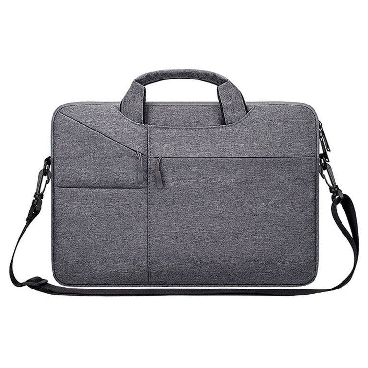 ST02S Waterproof Tear Resistance Hidden Portable Strap One-shoulder Handbag for 13.3 inch Laptops, with Suitcase Belt, ST02S 13.3 inch Dark Gray, ST02S 13.3 inch Pink, ST02S 13.3 inch Light Grey, ST02S 13.3 inch Navy Blue, ST02S 13.3 inch Black