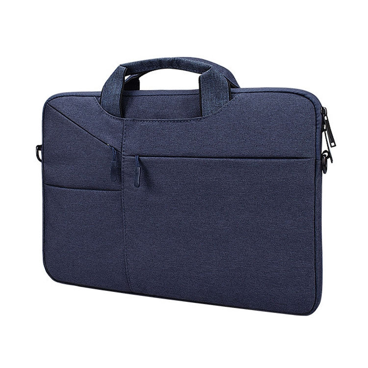 ST02S Waterproof Tear Resistance Hidden Portable Strap One-shoulder Handbag for 15.6 inch Laptops, with Suitcase Belt, ST02S 15.6 inch Navy Blue, ST02S 15.6 inch Black, ST02S 15.6 inch Dark Gray, ST02S 15.6 inch Pink, ST02S 15.6 inch Light Grey
