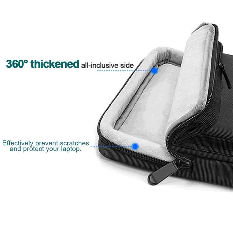 Nylon Waterproof Laptop Handbag Bag for 15-15.6 inch Laptops with Trunk Trolley Strap