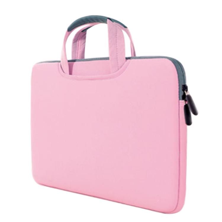 15.6 inch Portable Air Permeable Handheld Sleeve Bag for Laptops, Size: 41.5x30.0x3.5cm, 15.6 inch Black, 15.6 inch Pink, 15.6 inch Green, 15.6 inch Grey, 15.6 inch Magenta