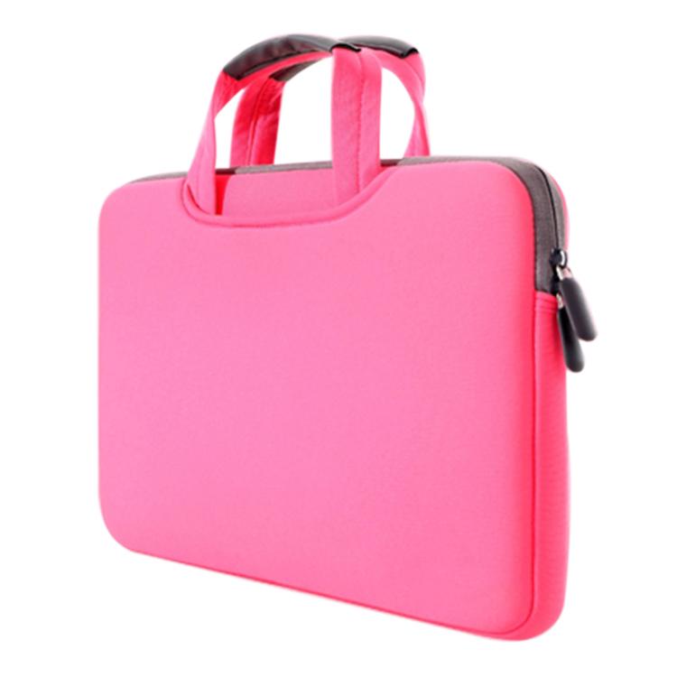 15.6 inch Portable Air Permeable Handheld Sleeve Bag for Laptops, Size: 41.5x30.0x3.5cm, 15.6 inch Black, 15.6 inch Pink, 15.6 inch Green, 15.6 inch Grey, 15.6 inch Magenta