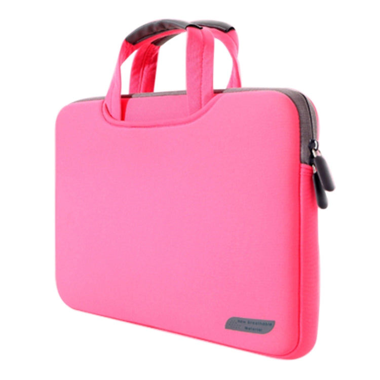 15.6 inch Portable Air Permeable Handheld Sleeve Bag for Laptops, Size: 41.5x30.0x3.5cm, 15.6 inch Green, 15.6 inch Grey, 15.6 inch Magenta, 15.6 inch Black, 15.6 inch Pink