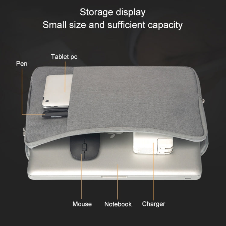 POFOKO C210 10-11 inch Denim Business Laptop Liner Bag, 10-11 inch