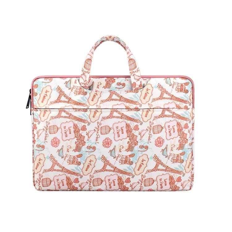 Canvas Waterproof Laptop Handbag for 14.1 inch Laptops