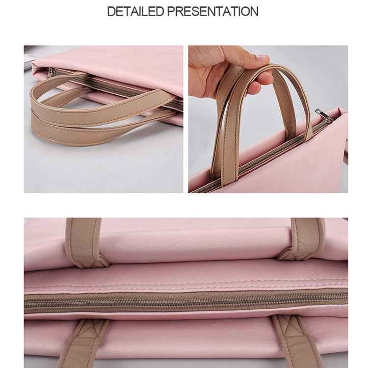 PU Waterproof Laptop Handbag Crossbody Bag for 13.3 inch Laptops