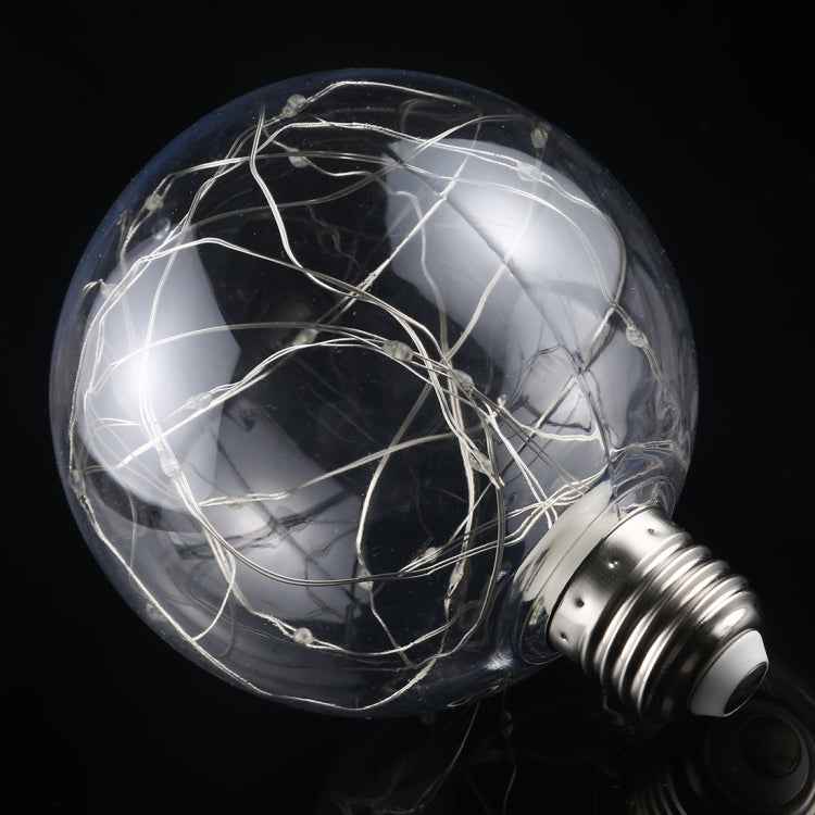 G95 E27 3W 80 LM Filament Retro Fairy LED String Light Bulb, AC 220V
