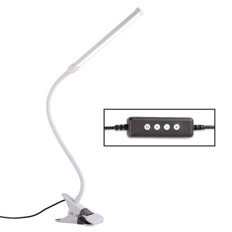 LED Desk Lamp 8W Folding Adjustable USB Charging Eye Protection Table Lamp, USB Charge Version