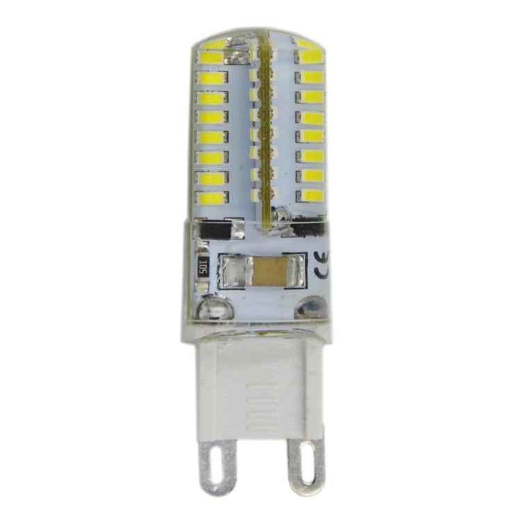 G9 4W 210LM  64 LED SMD 3014 Silicone Corn Light Bulb, AC 110V