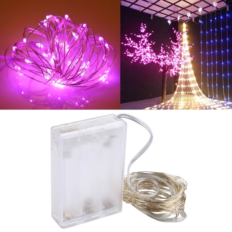 50 LEDs SMD 0603 3 x AA Batteries Box Fairy Lamp Decorative Light, DC 5V, 5m Pink Light, 5m Green Light, 5m Purple Light, 5m Red Light, 5m White Light, 5m Warm White, 5m Yellow Light, 5m Blue Light, 5m Colorful Light