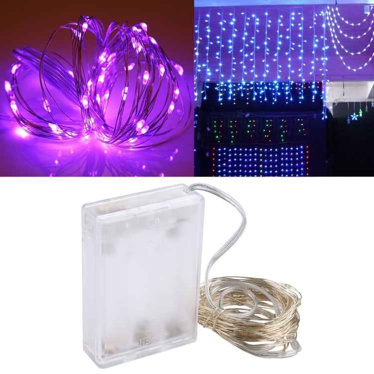 50 LEDs SMD 0603 3 x AA Batteries Box Fairy Lamp Decorative Light, DC 5V