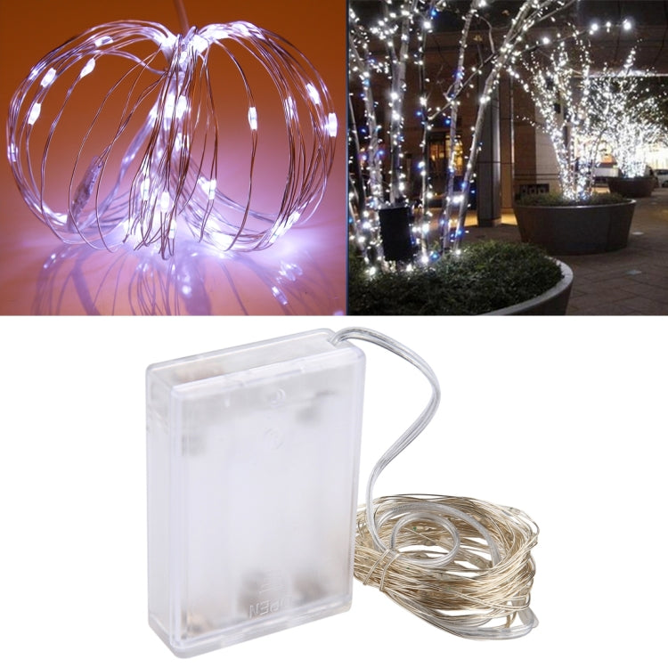 50 LEDs SMD 0603 3 x AA Batteries Box Fairy Lamp Decorative Light, DC 5V, 5m Pink Light, 5m Green Light, 5m Purple Light, 5m Red Light, 5m White Light, 5m Warm White, 5m Yellow Light, 5m Blue Light, 5m Colorful Light