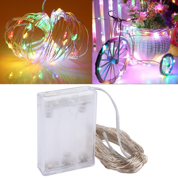 100 LEDs SMD 06033 x AA Batteries Box Fairy Lamp Decorative Light, DC 5V, 10m White Light, 10m Warm White, 10m Yellow Light, 10m Blue Light, 10m Colorful Light, 10m Pink Light, 10m Green Light, 10m Purple Light, 10m Red Light