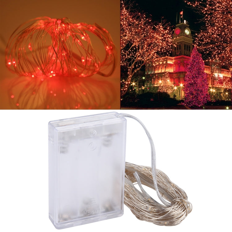 100 LEDs SMD 06033 x AA Batteries Box Fairy Lamp Decorative Light, DC 5V, 10m White Light, 10m Warm White, 10m Yellow Light, 10m Blue Light, 10m Colorful Light, 10m Pink Light, 10m Green Light, 10m Purple Light, 10m Red Light