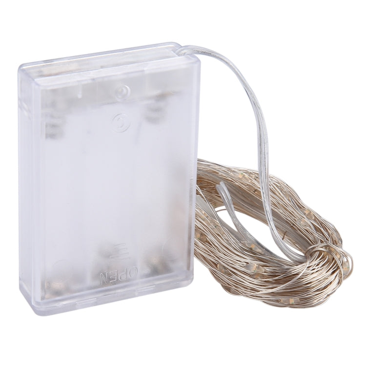 100 LEDs SMD 06033 x AA Batteries Box Fairy Lamp Decorative Light, DC 5V, 10m White Light, 10m Warm White, 10m Yellow Light, 10m Blue Light, 10m Colorful Light, 10m Pink Light, 10m Green Light, 10m Purple Light, 10m Red Light