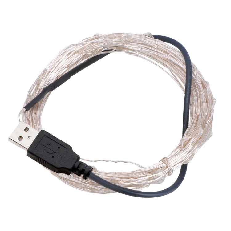 USB Powered SMD-0603 Festival Lamp / Decoration Light Strip(Blue White Light)