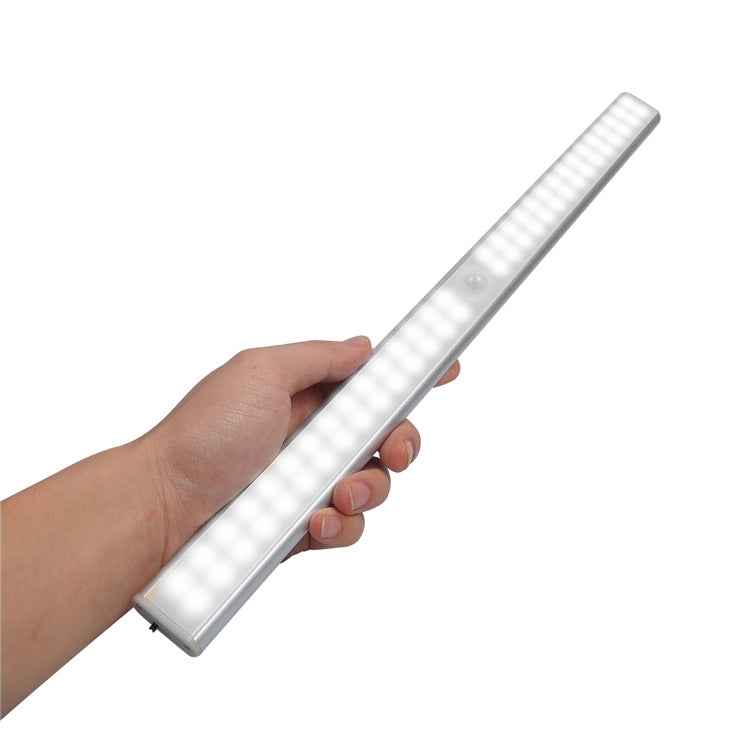 2.8W 40 LEDs White Light Wide Screen Intelligent Human Body Sensor Light LED Corridor Cabinet Light, USB Charging Version