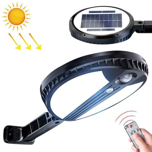 70 LEDs 450LM IP65 Waterproof Round Solar Powered Garden Lamp Body Induction Light Street Lamp