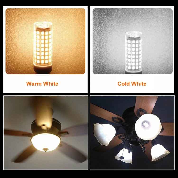 E17 102 LEDs SMD 2835 2800-3200K LED Corn Light, AC 110V
