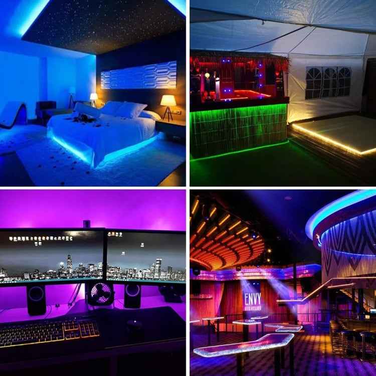 WS2812B 5050 SMD LED RGB Bare Board Rope Light, 30 LED/m, DC 5V, Length: 1m