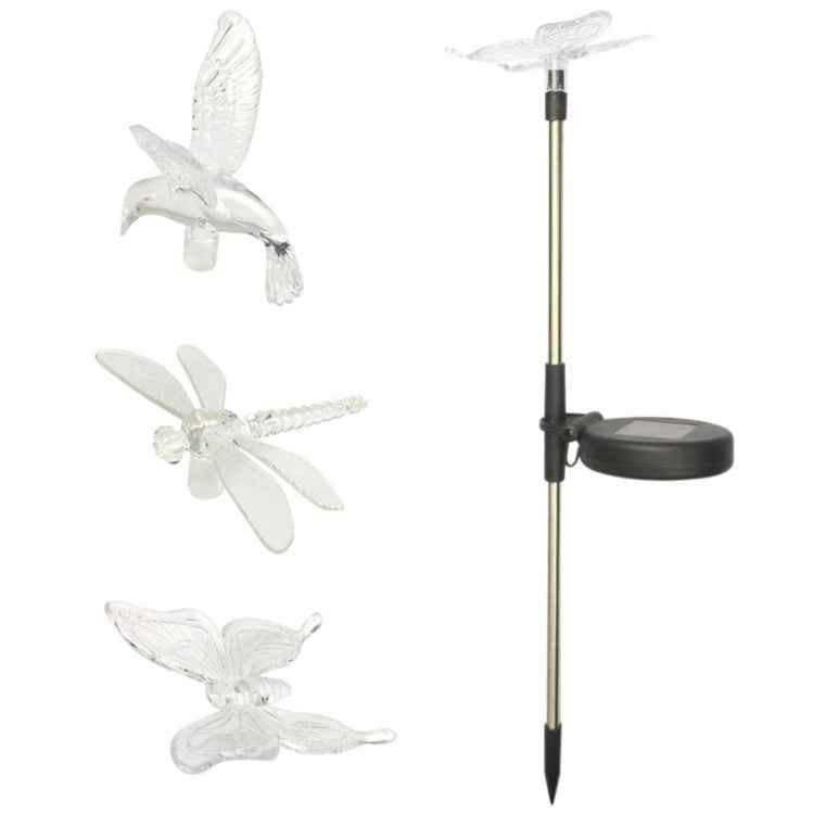 Bird Dragonfly Butterfly Pattern Outdoor Garden Landscape Path Decorative Light