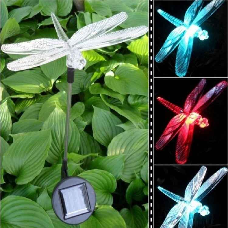 Bird Dragonfly Butterfly Pattern Outdoor Garden Landscape Path Decorative Light