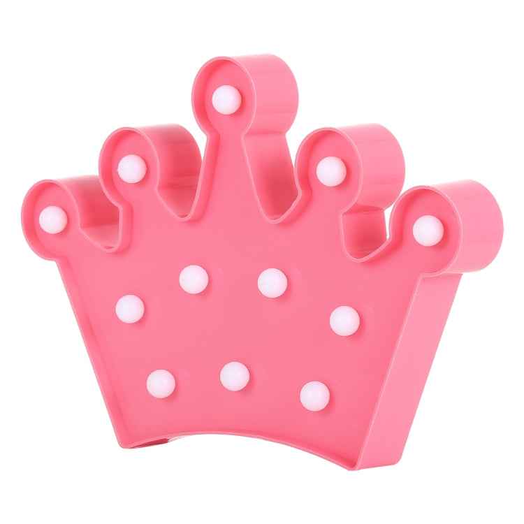 2 x AA Batteries Powered Party Festival Table Wedding Lamp Night Light, Small Crown(Pink), Small Crown(Blue), Small Crown(White)