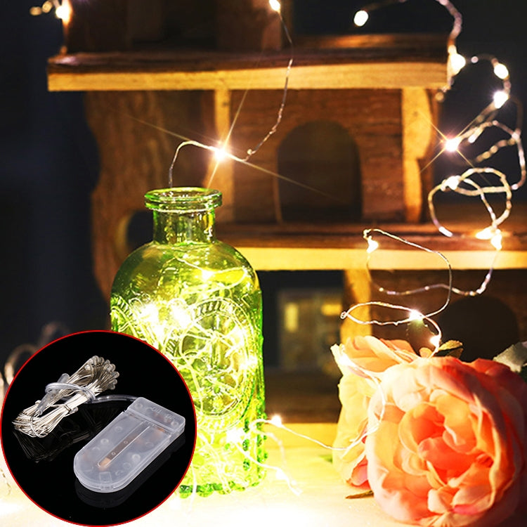 20 LEDs SMD 0603 IP65 Waterproof CR2032 Button Batteries, 2m Red Light, 2m Blue Light, 2m Green Light