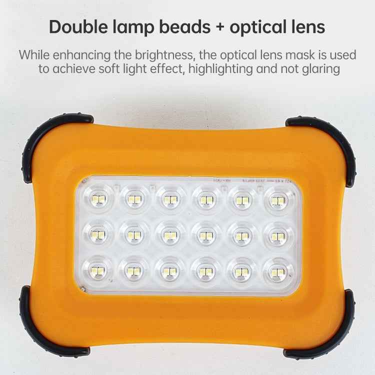50W 32 LEDs Solar Portable Camping Light Magnetic Lighting Emergency Light with Four Levels of Brightness & Power Bank & Battery Indicator