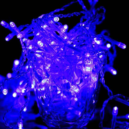 96 LEDs Little Ice Bars String with End Joint & Multi-function Controller, US Plug, AC 110V