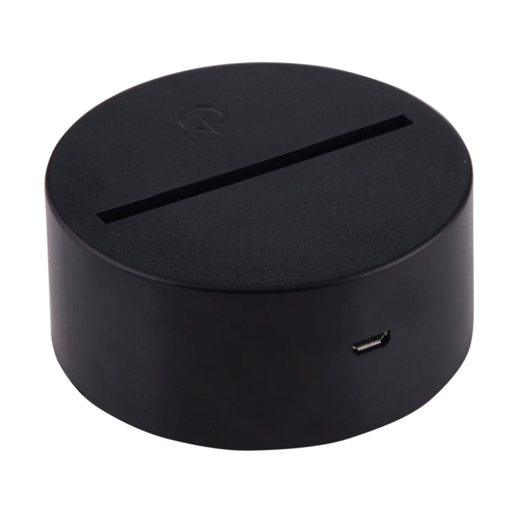 7 Color Discoloration Creative Visual Stereo Lamp Desk Lamp Night Light, Snail Style