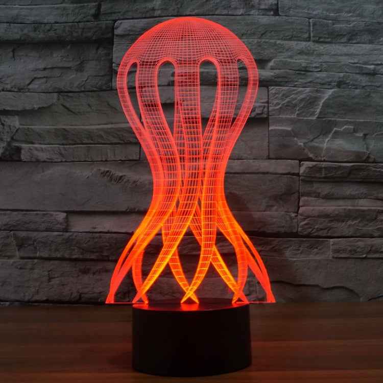7 Color Discoloration Creative Visual Stereo Lamp Desk Lamp Night Light, Acaleph Style
