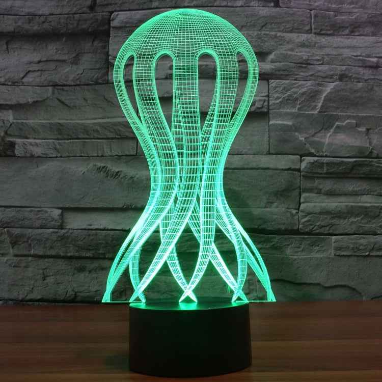 7 Color Discoloration Creative Visual Stereo Lamp Desk Lamp Night Light, Acaleph Style
