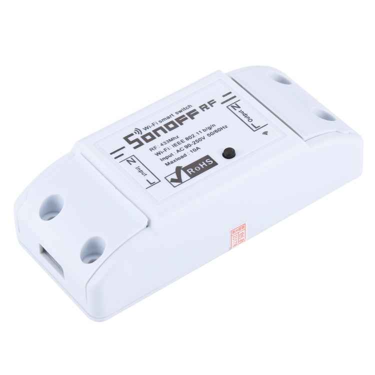 Sonoff  433MHz DIY WiFi Smart Wireless Remote Control Timer Module Power Switch for Smart Home, Support iOS and Android